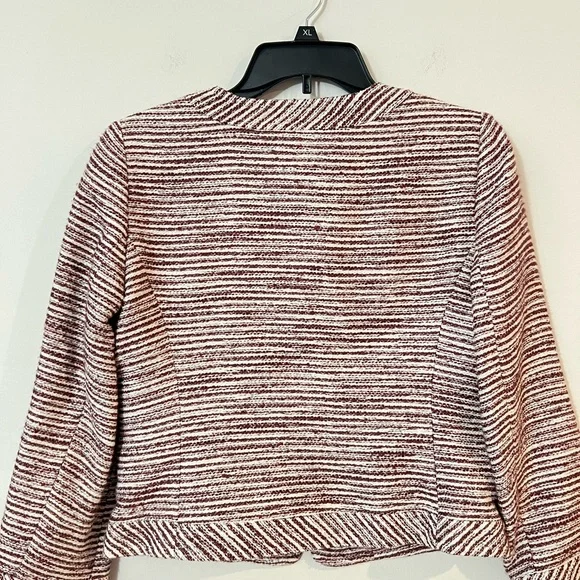 Banana Republic short pink and white jacket size 6P - Picture 2 of 7